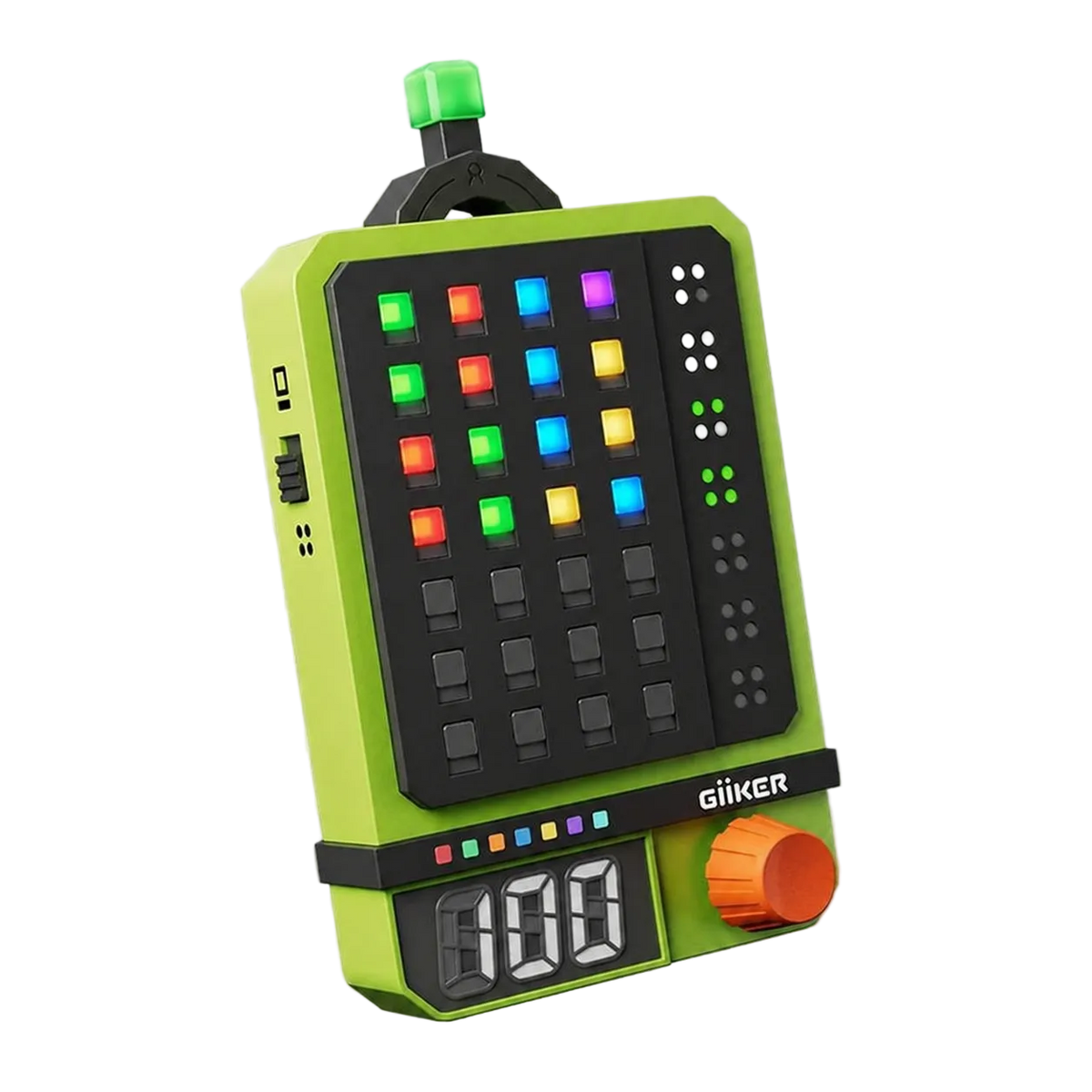 GiiKER Super Decoder mit farbig beleuchteten Tasten und digitaler Anzeige
