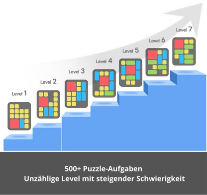 GiiKER Super Slide 500 Puzzle-Aufgaben – unzählige Level mit steigender Schwierigkeit