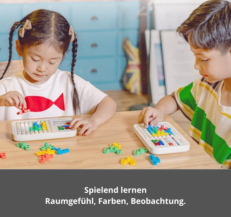 Kinder spielen mit GiiKER Super Blocks